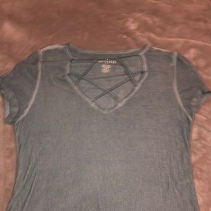 ribbed american eagle t-shirt